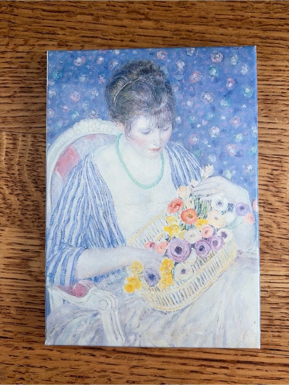 Vintage 2000 Julia Bell NoteWallet Frederick Carl Frieseke Art Notecard Set 10ct